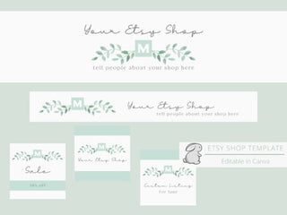 Vines Etsy Shop Template template