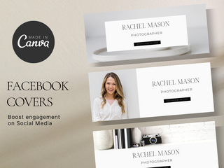 Facebook Covers Canva Template template