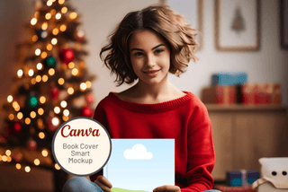 KDP Book Cover Smart Mockup Canva template