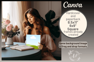 KDP Book Mockup Canva template