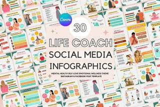 Life Coach Social Media Post Templates template