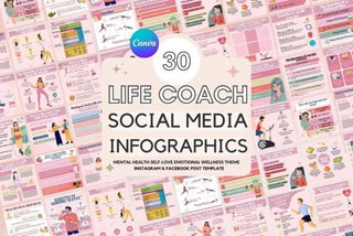 Life Coaches Social Media Post template