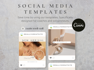 Jewelry Social Media Posts template