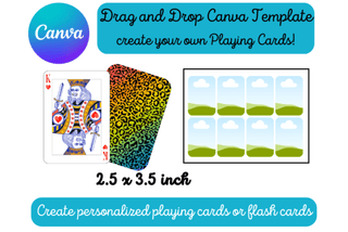 Playing Card Template template