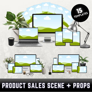 Product Sales scene + Props template
