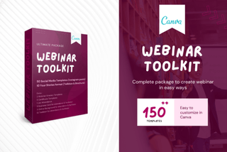 Webinar Toolkit Canva Template template