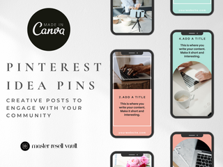 Pinterest Idea Pins template