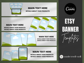 Etsy Banner Templates template