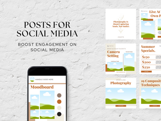 Photography Canva Instagram Post Template template