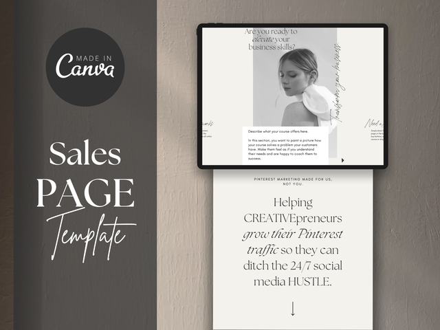 The Gentle Yes &mdash; Coaching Sales Page Template