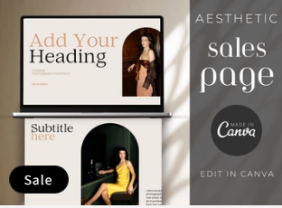 The Atelier &mdash; Editorial Sales Page Template