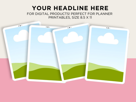 35 Tablet Mockup for Digital Products