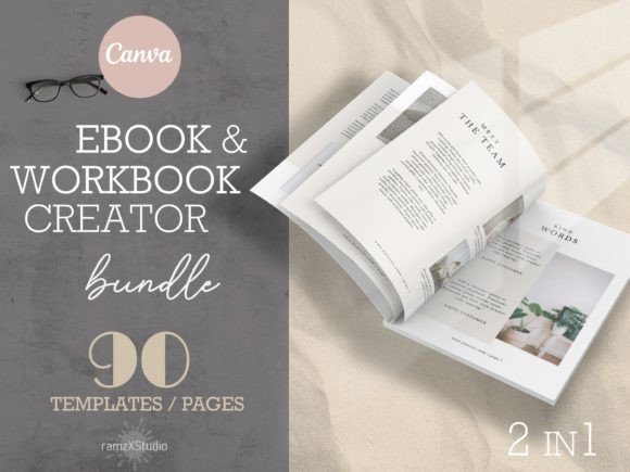 Workbook Template Canva MRR+PLR Resell rights