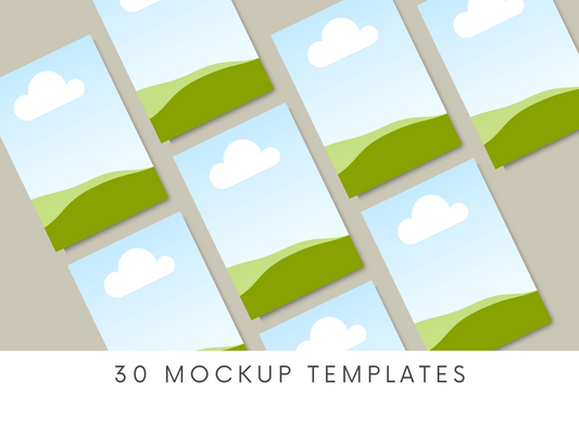 30 Pink Digital Product Mockup Templates