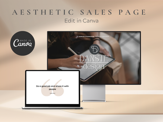 Canva Website Template