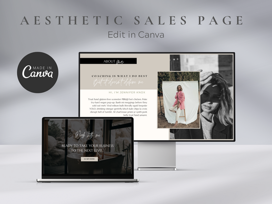 Online Course Launch Sales Page Template