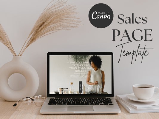 Canva Sales Landing Page Template