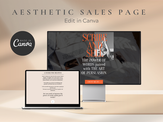 Sales Landing Page Template