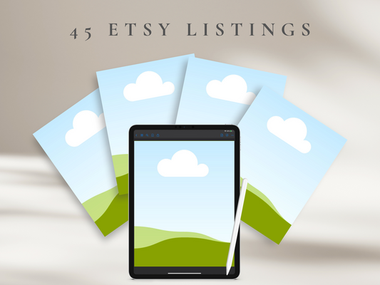 Canva Listing Template Mockup