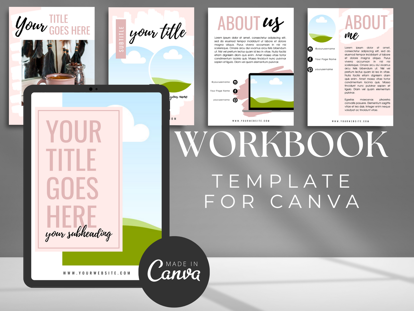 ECourse Workbook & Ebook for Canva