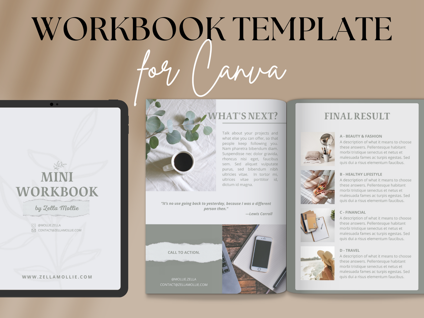 Mini Workbook Template
