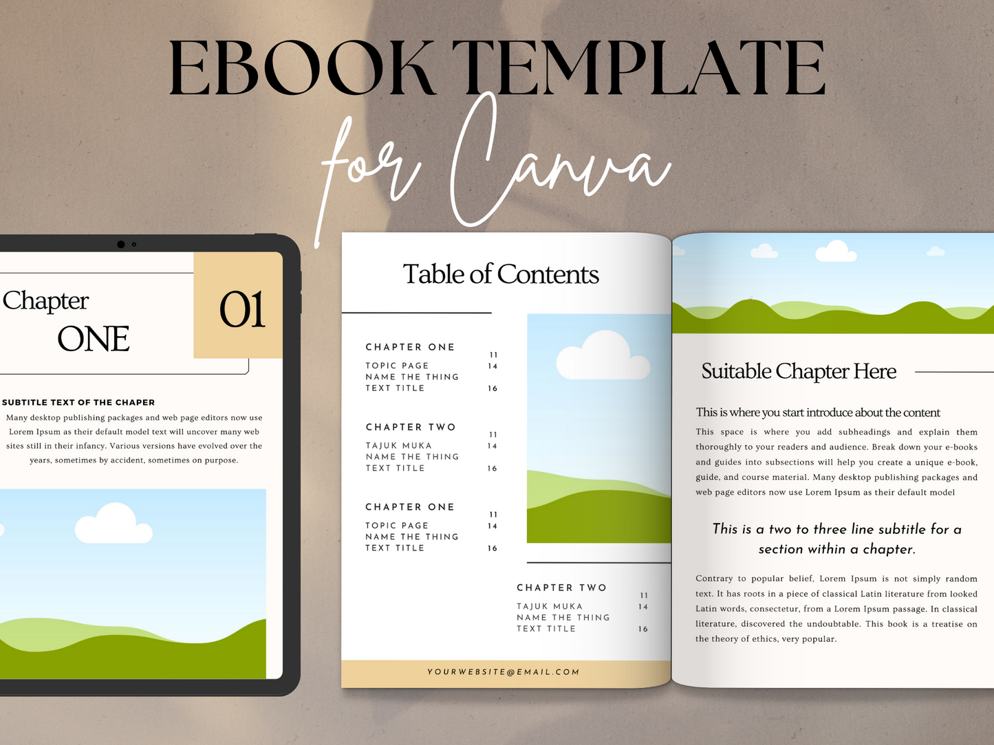Multipurpose Canva Ebook