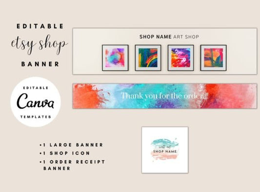 Wall Art Etsy Shop Templates MRR+PLR Resell rights